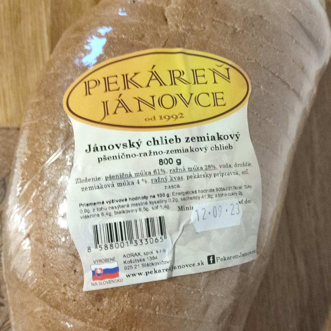Fotografie - Jánovský chlieb zemiakový Pekáreň Jánovce
