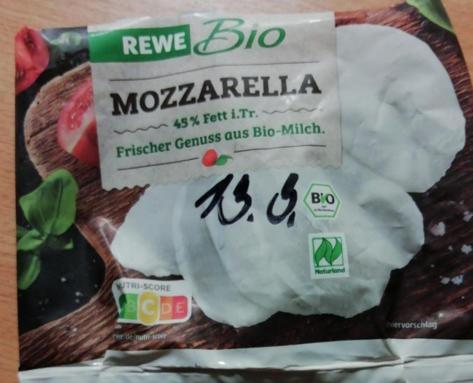 Fotografie - Rewe Bio Mozzarella 45%