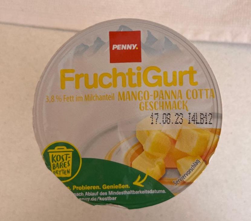 Fotografie - FruchtiGurt Mango-Panna Cotta Penny