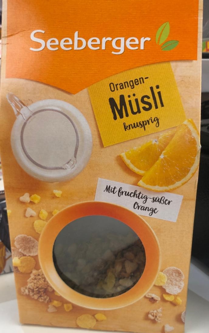 Fotografie - seeberger orangen müsli