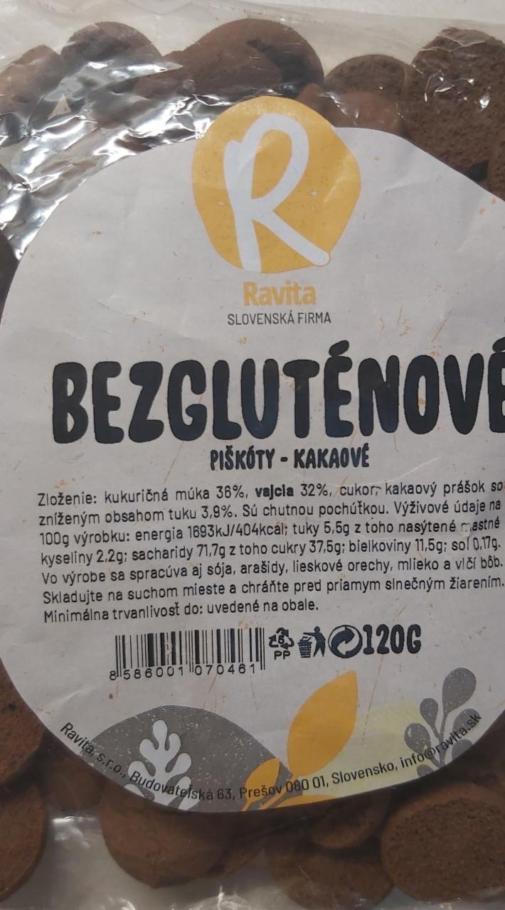 Fotografie - Kakaové piškóty - bezgluténové RAVITA