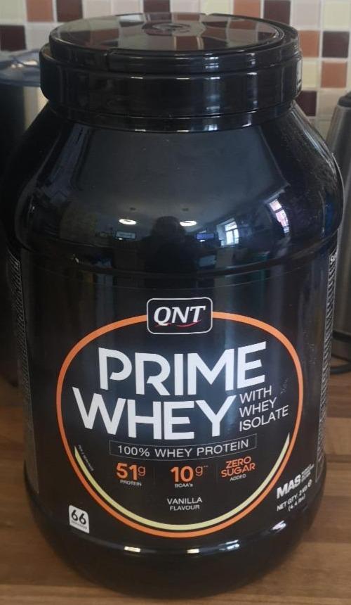 Fotografie - Prime Whey Isolate Vanilla Flavour QNT