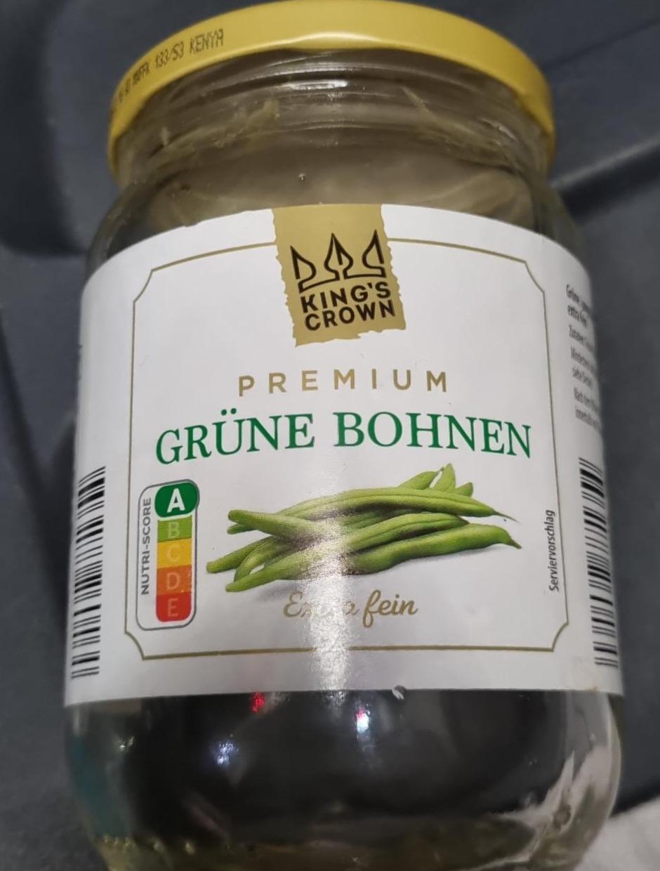 Fotografie - Premium Grüne Bohnen King's Crown