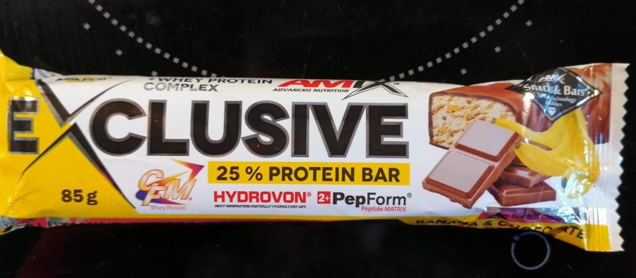 Fotografie - Exclusive 25% Protein Bar Banana & Chocolate Amix