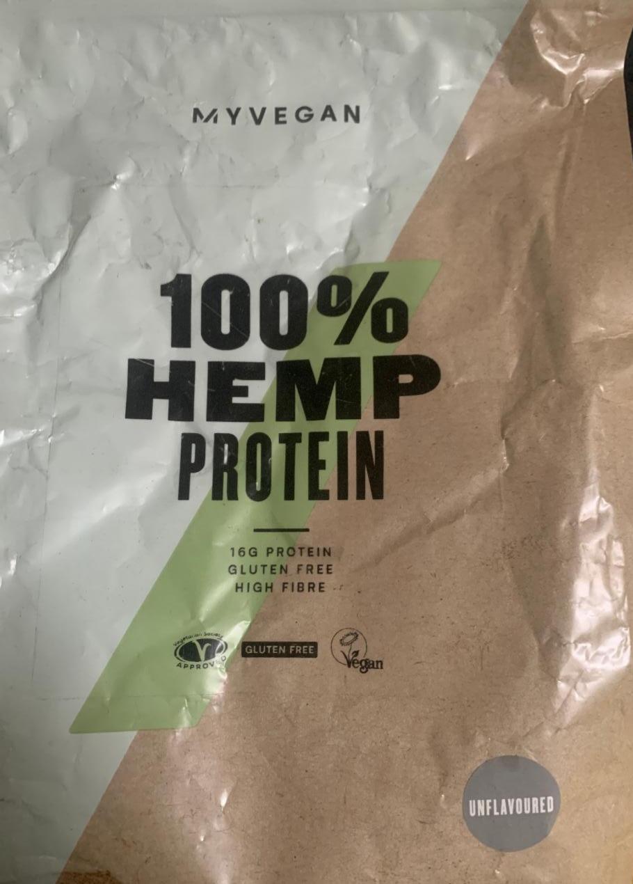 Fotografie - 100% Hemp protein Unflavoured MyVegan