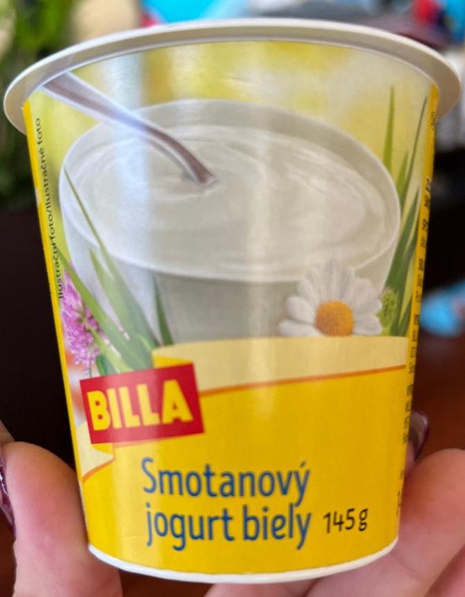 Fotografie - Smotanový jogurt biely Billa