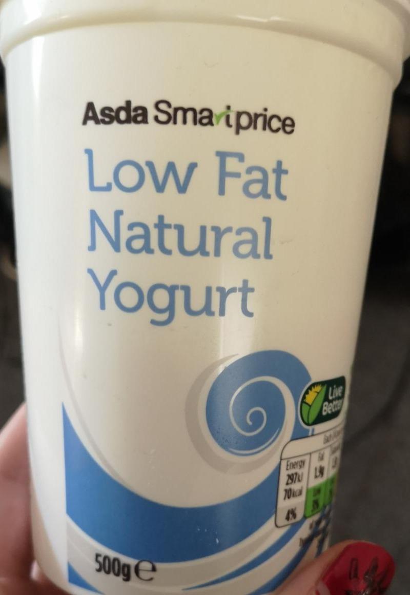 Fotografie - Low fat Natural Yogurt Asda