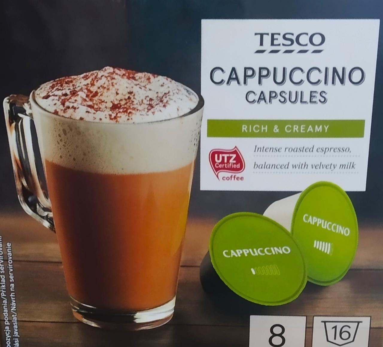 Fotografie - Cappuccino capsules Tesco