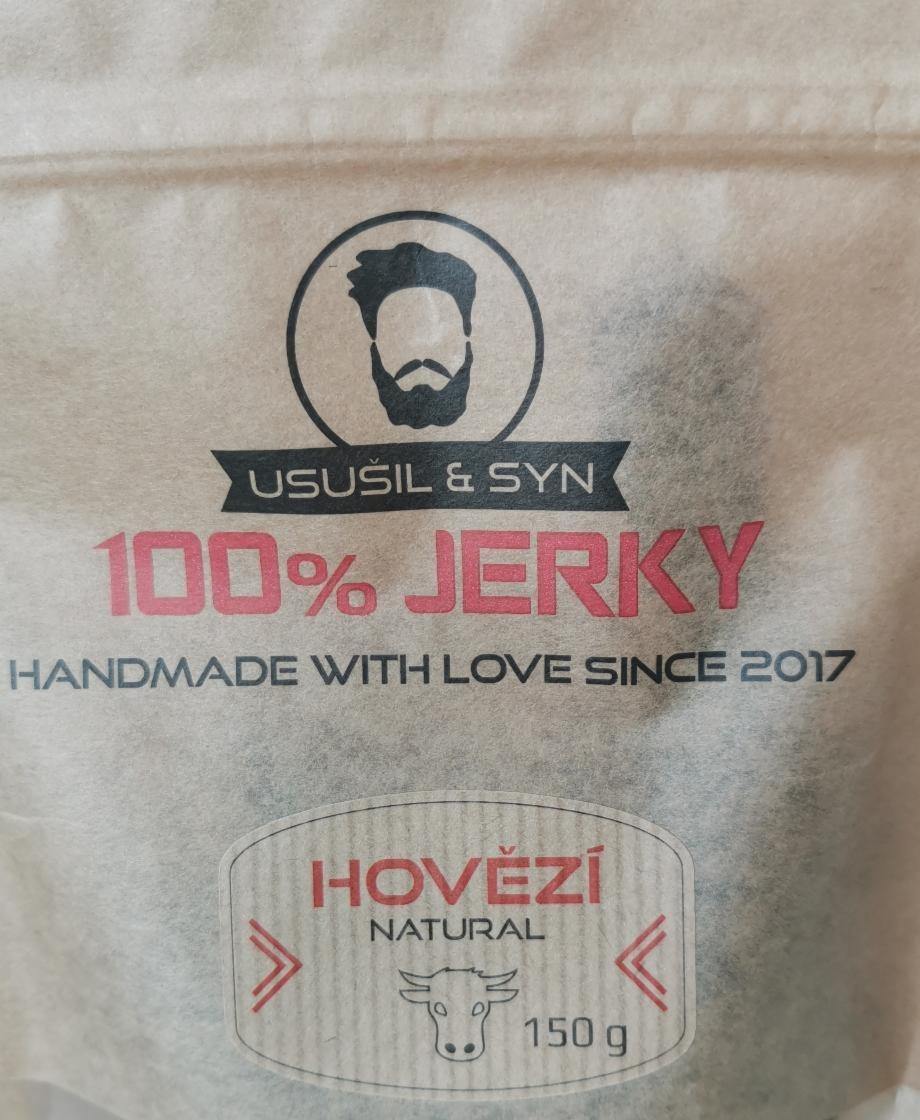 Fotografie - 100% Jerky Hovězí Natural Usušil & Syn