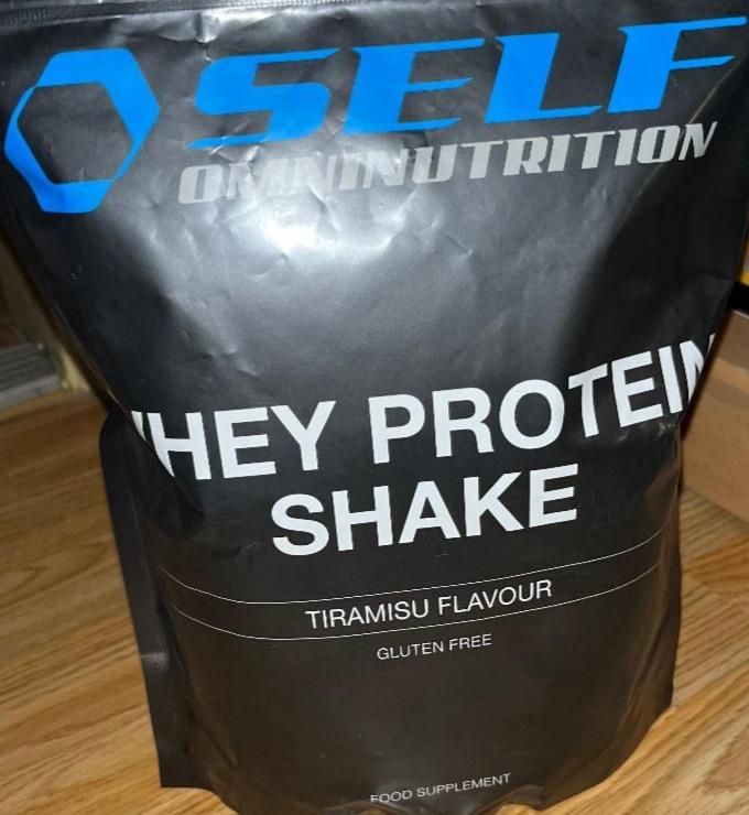 Fotografie - Whey protein shake tiramisu flavour Self omninutrition