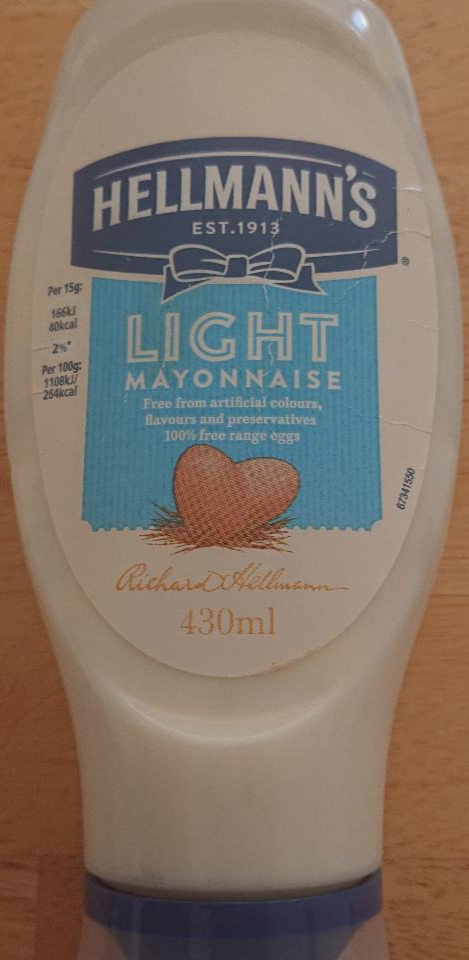 Fotografie - Hellmann's Light Mayonnaise