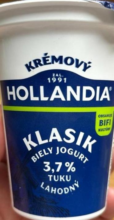 Fotografie - Klasik biely jogurt 3,7% tuku lahodný Hollandia
