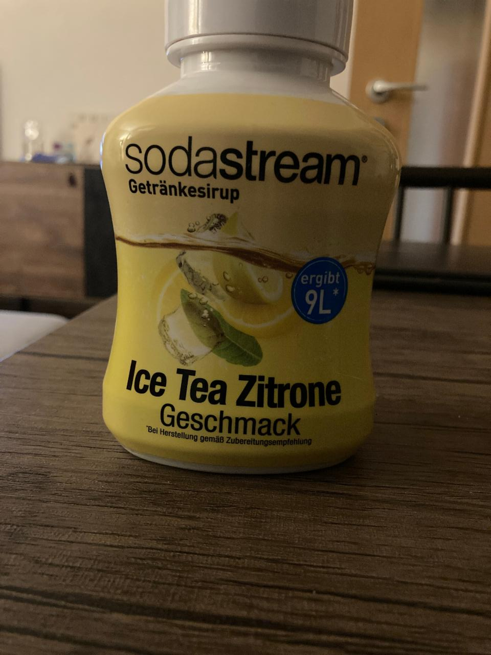 Fotografie - soda stream ice tea zitrone