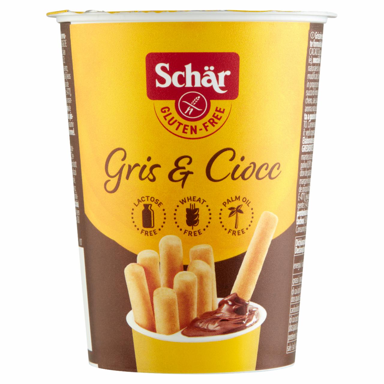 Fotografie - Schär Gris&Ciocc Gluten-Free Grissini with Hazelnut Cream