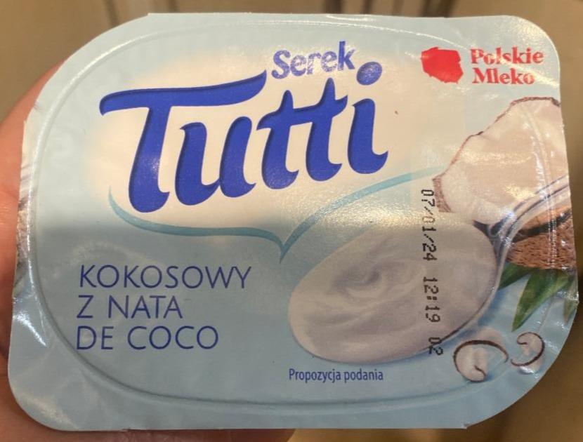 Fotografie - Serek Kokosowy z nata de coco Tutti