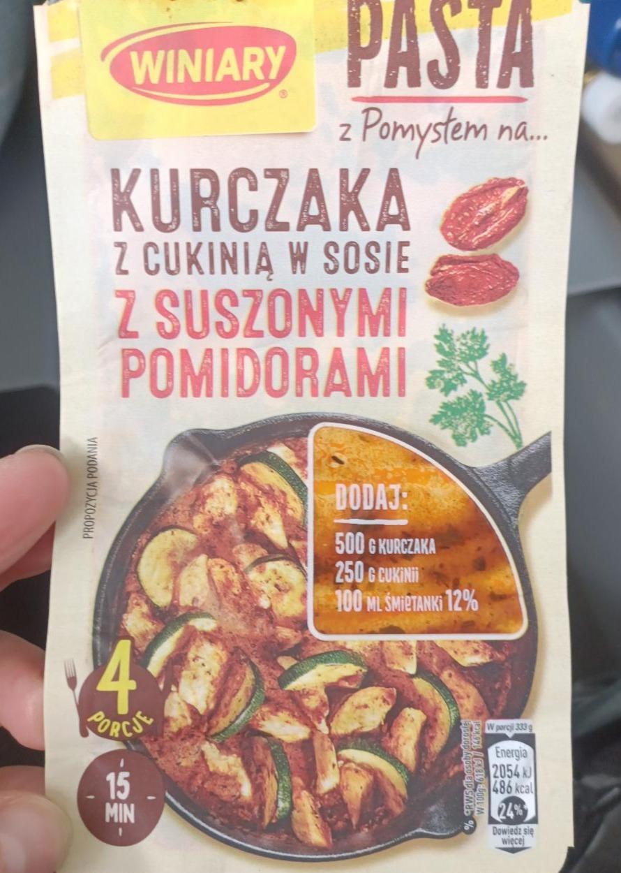 Fotografie - Pasta z pomysłem na Kurczaka z cukinią w sosie z suszonymi pomidorami Winiary