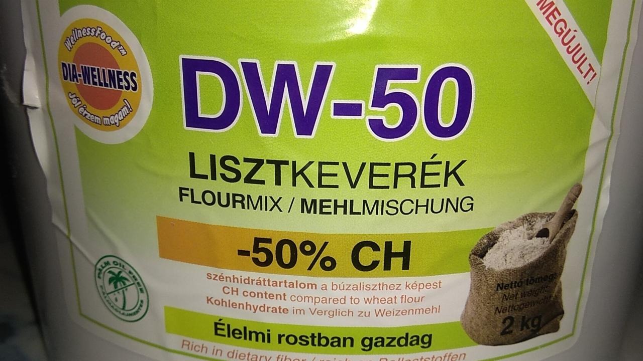 Fotografie - Dia-wellness liszt keverek 50%-kal csökkentett szénhidráttartalom (búzaliszthez képest)