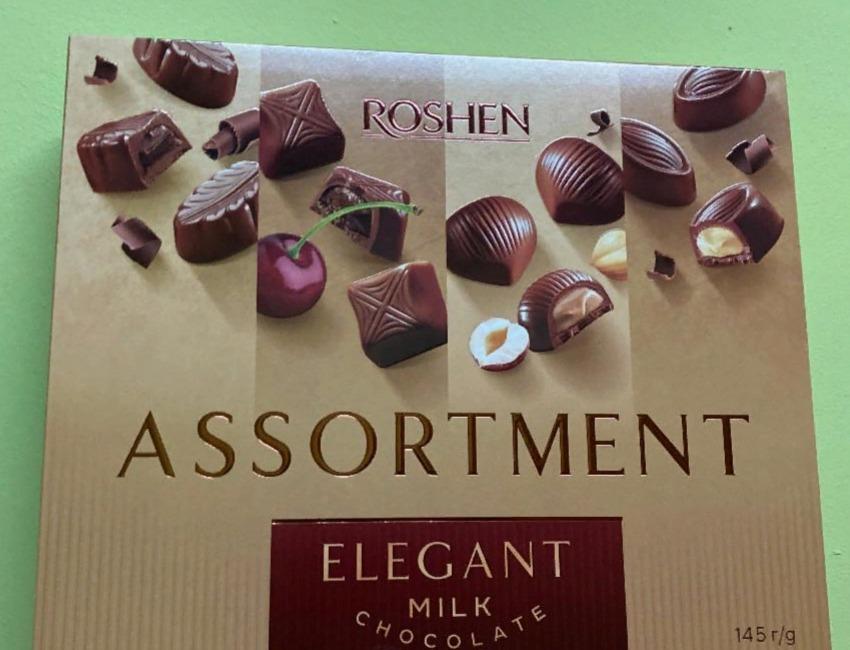 Fotografie - Roshen Assortment Milk Chocolates Elegant