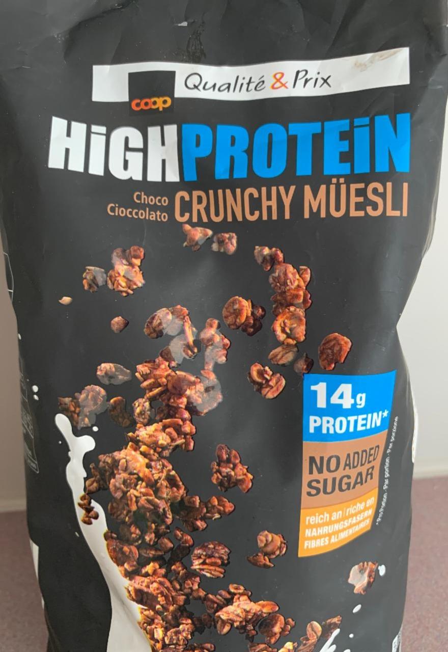Fotografie - HighProtein Choco Crunchy Müesli coop