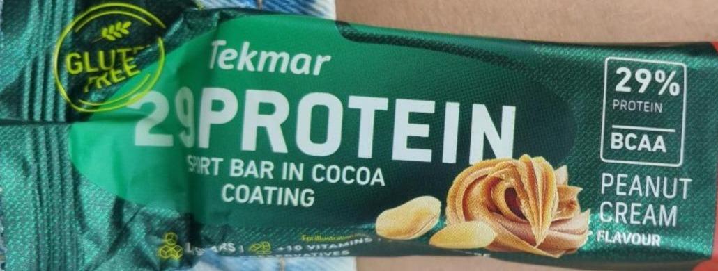 Fotografie - 29 Protein Sport bar in cocoa coating Peanut cream flavour Tekmar