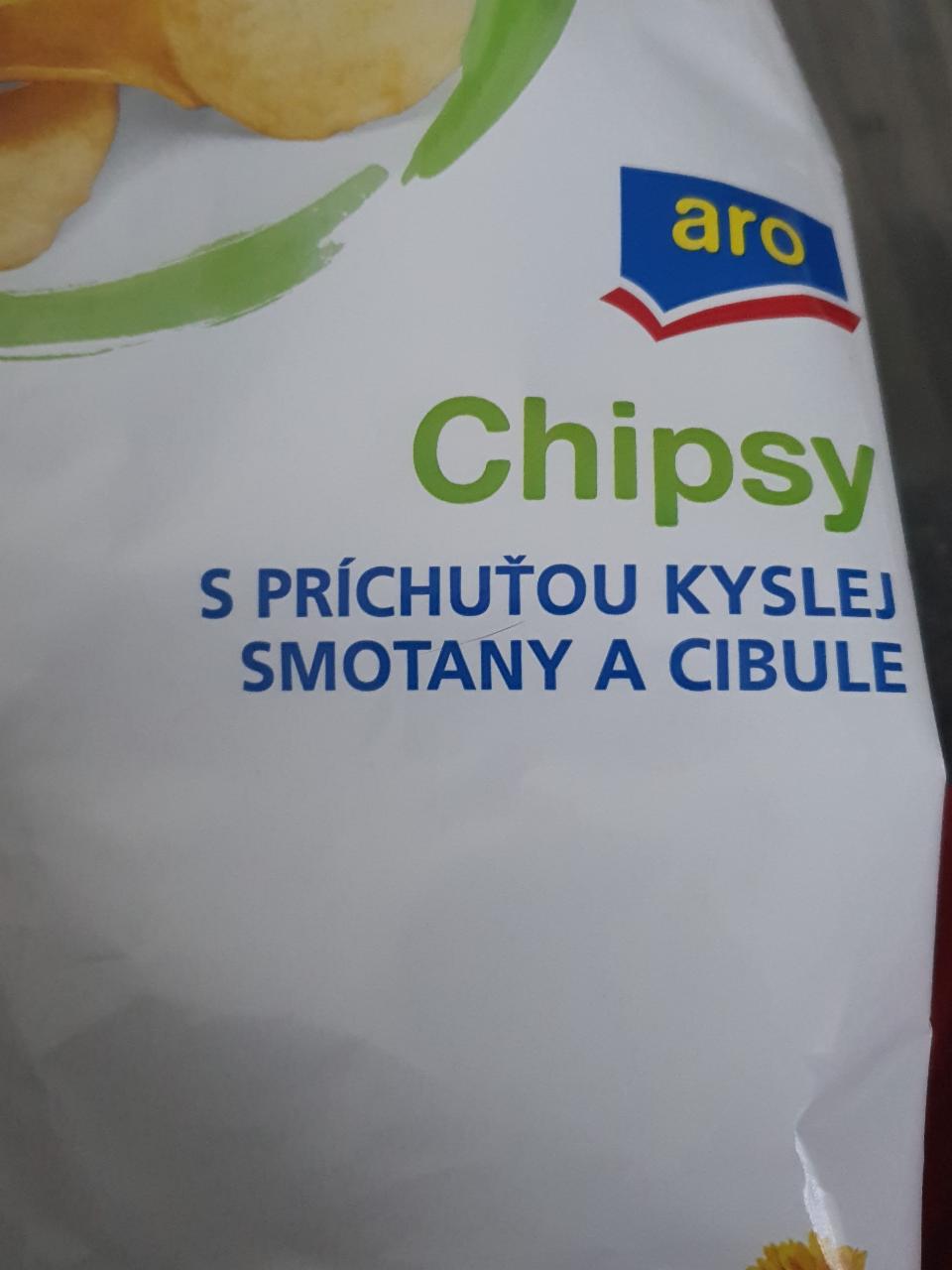 Fotografie - aro chipsy s príchuťou kyslej smotany a cibule 