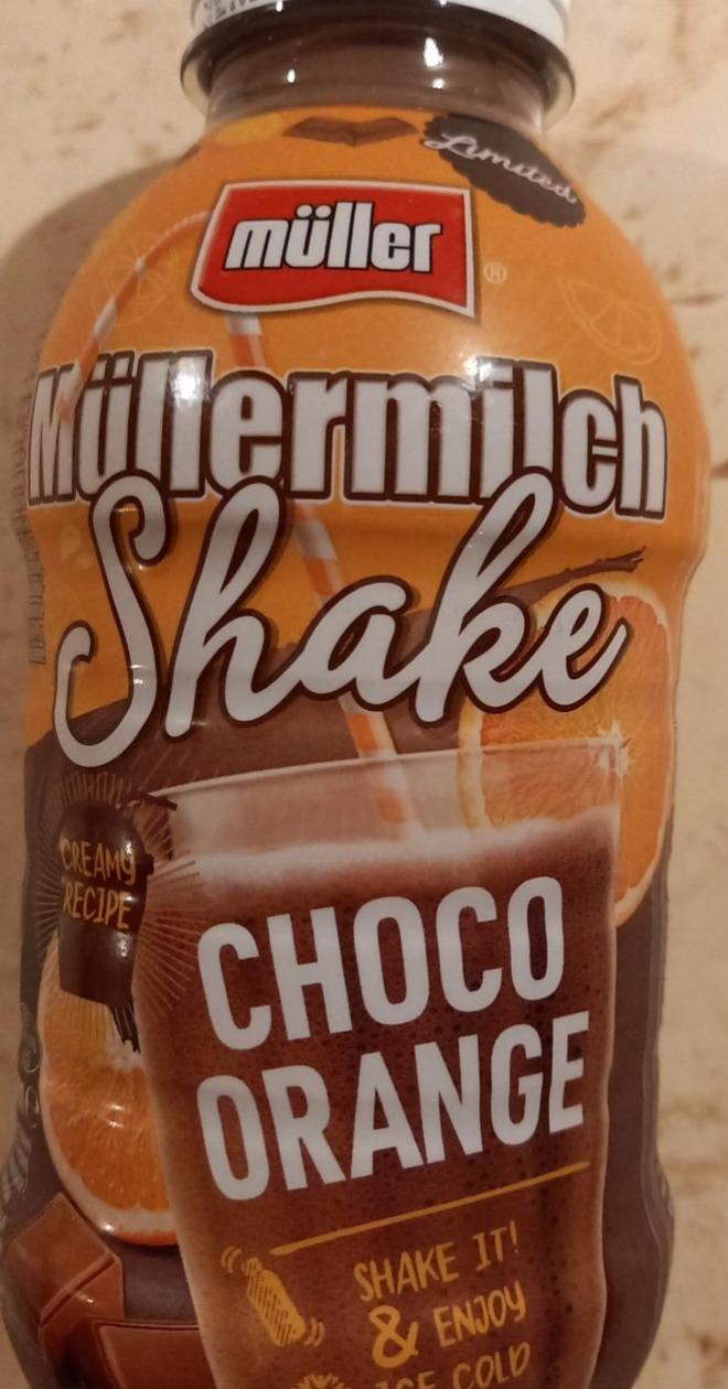 Fotografie - Müllermilch Shake Choco Orange Müller