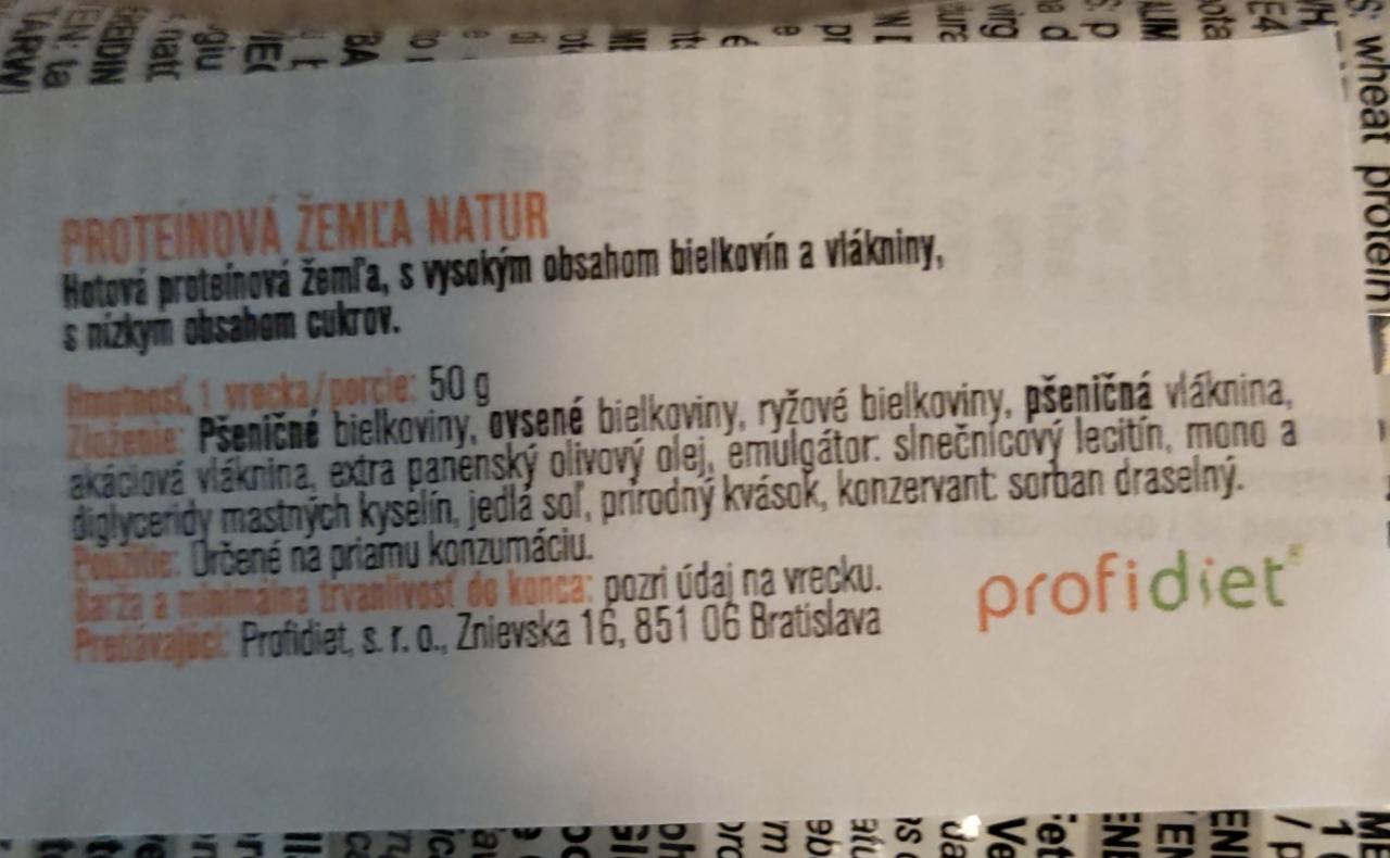 Fotografie - Proteínová žemľa natur Profidiet