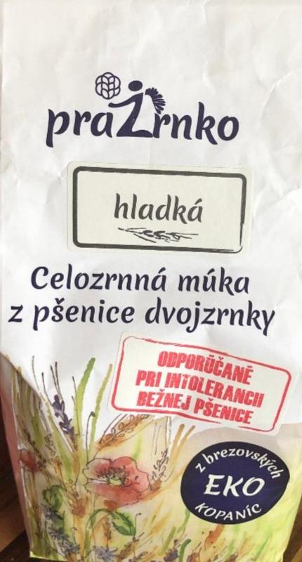 Fotografie - Celozrnná múka z pšenice dvojzrnky Prazrnko hladká