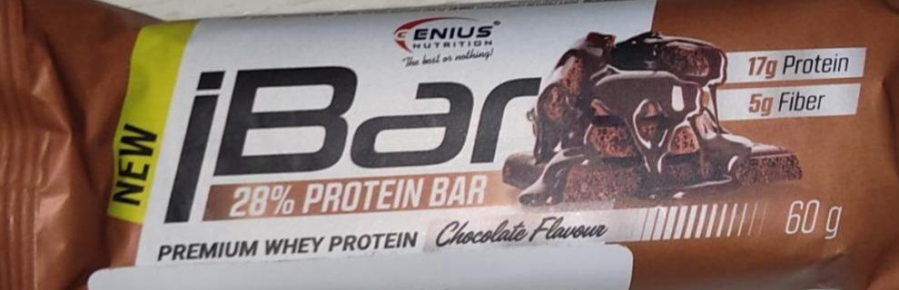 Fotografie - iBar Protein bar chocolate GENIUS NUTRITION