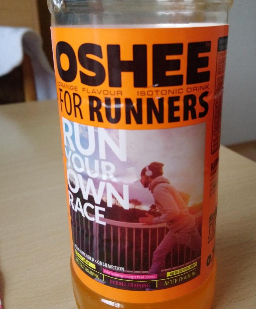 Fotografie - Oshee for runners Orange flavour isotonic drink