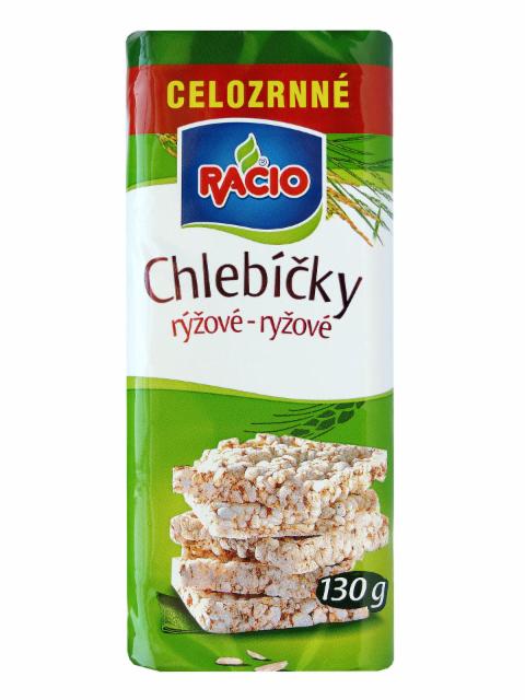 Fotografie - celozrnné chlebíčky ryžové Racio