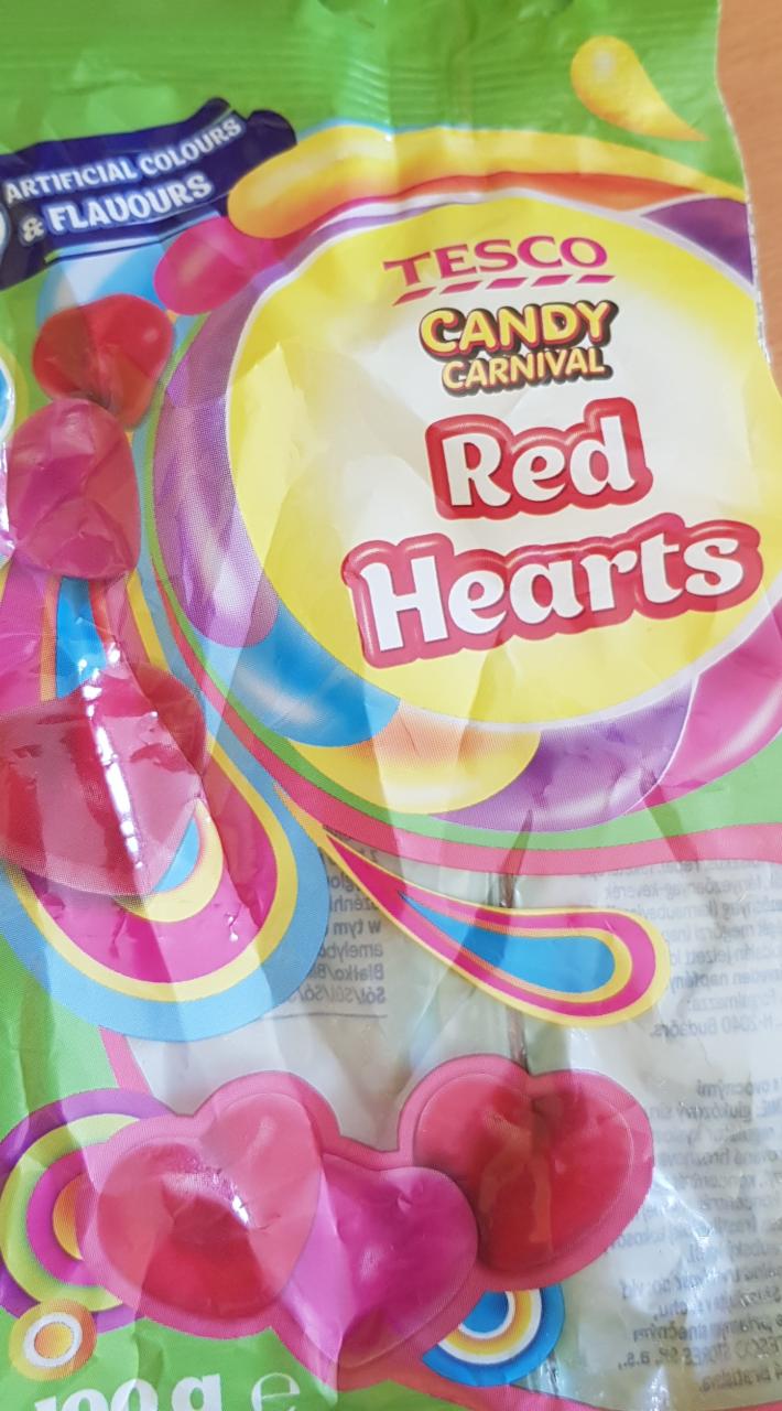 Fotografie - Candy Carnival Red Hearts Tesco