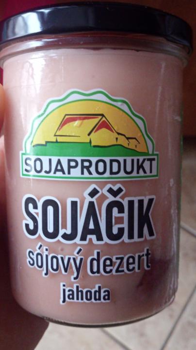 Fotografie - Sojáčik Sójový dezert jahoda