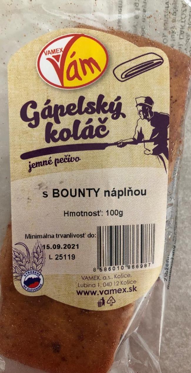 Fotografie - Gápelský koláč s bounty náplňou Vamex