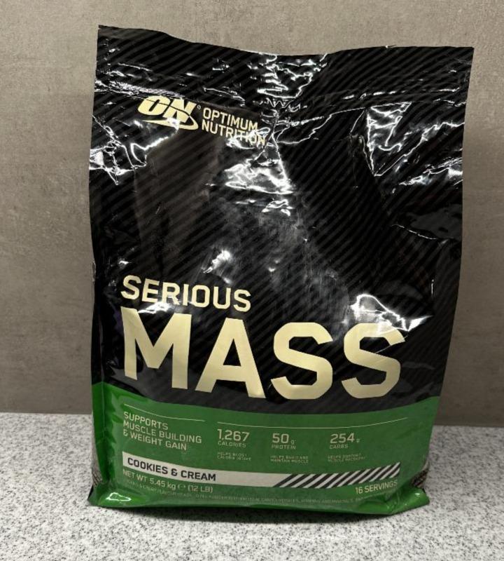 Fotografie - Serious Mass Cookies & Cream Optimum Nutrition