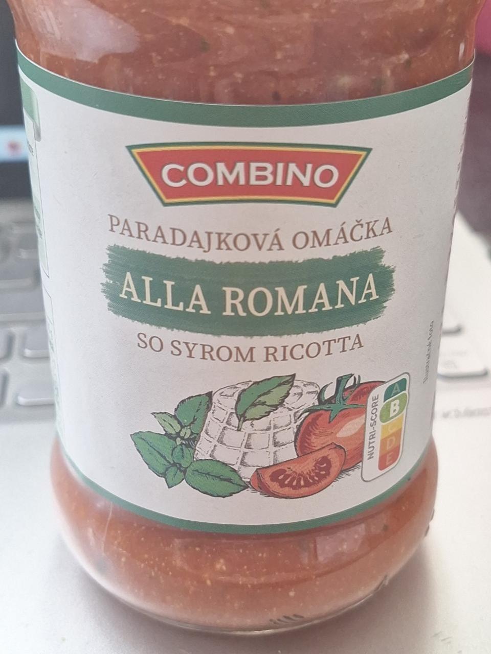 Fotografie - Paradajková omáčka Alla Romana so syrom ricotta Combino