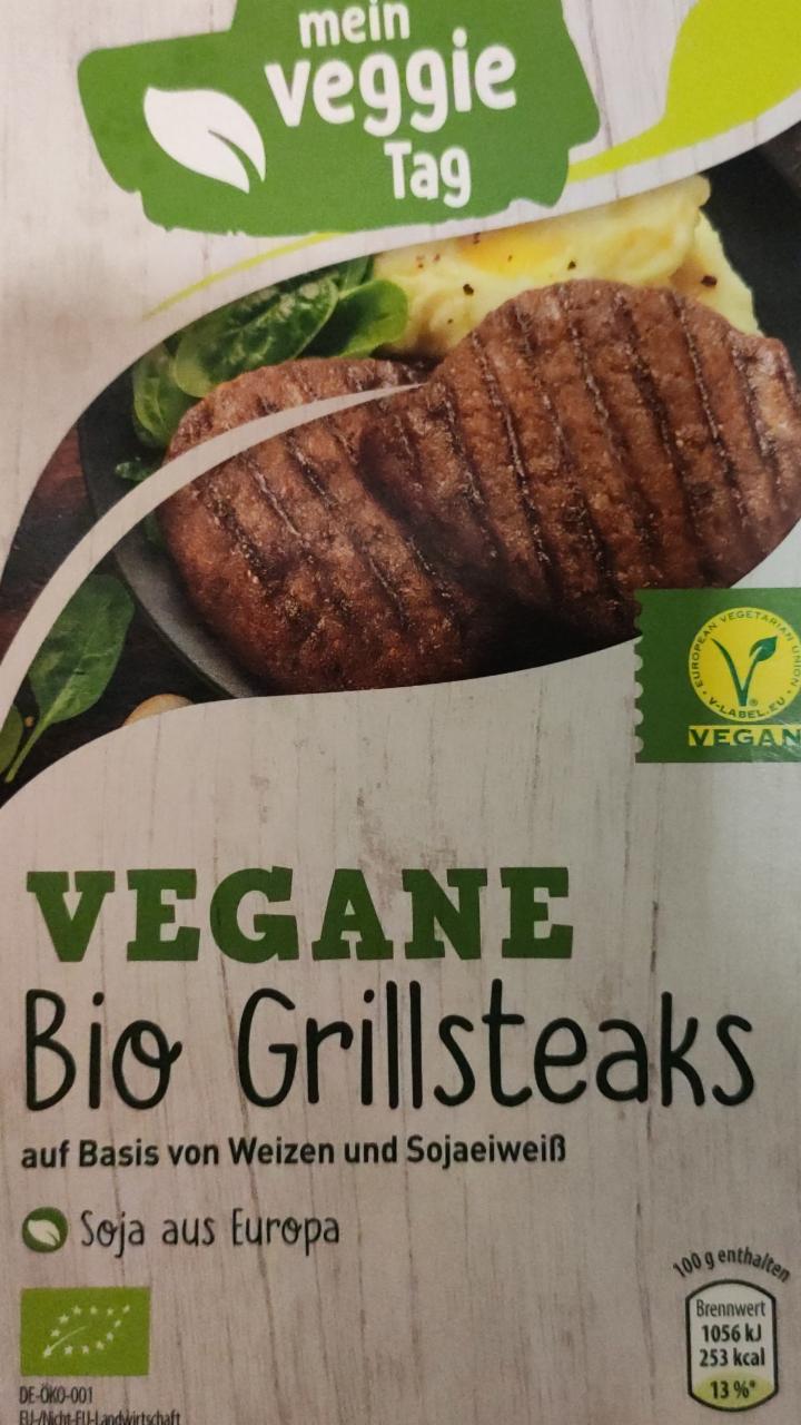 Fotografie - Vegane Bio Grillsteaks Mein Veggie Tag