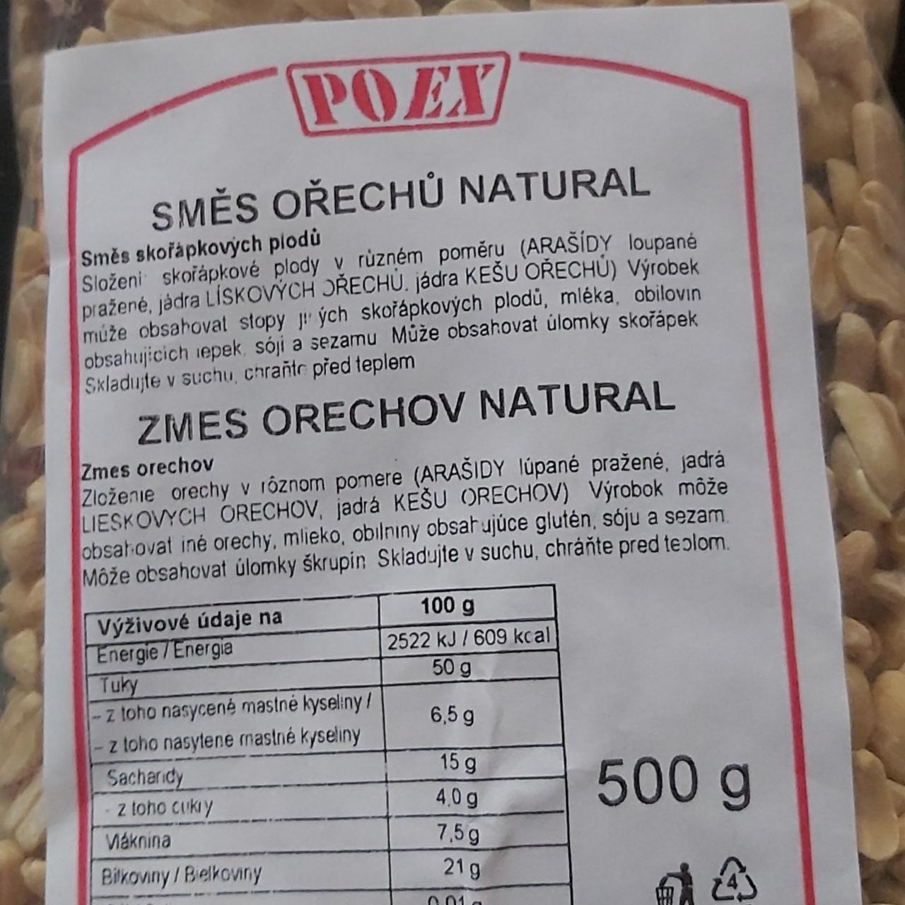 Fotografie - Zmes orechov natural Poex