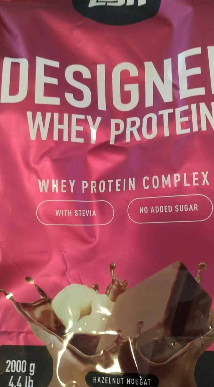 Fotografie - Designer whey protein Hazelnut nougat ESN