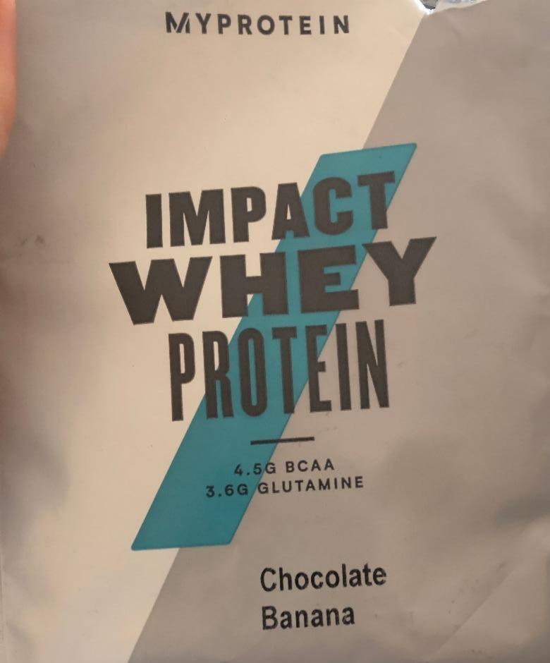 Fotografie - Impact Whey Protein Chocolate Banana MyProtein