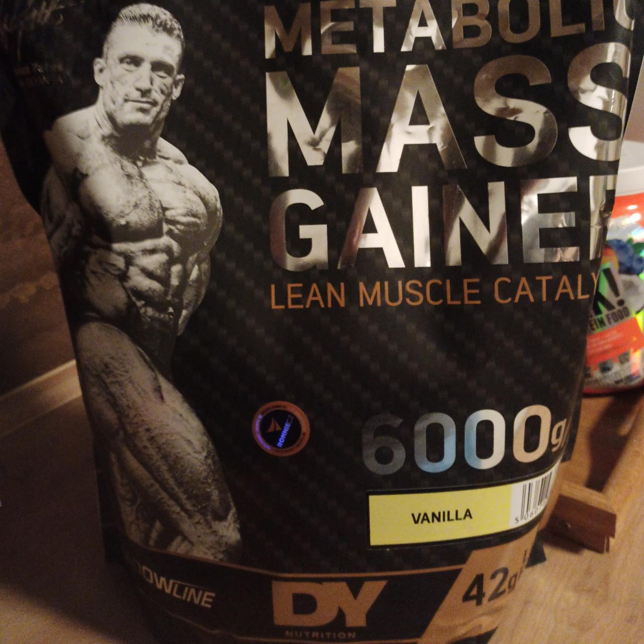 Fotografie - Metabolic mass gainer Vanilla DY Nutrition