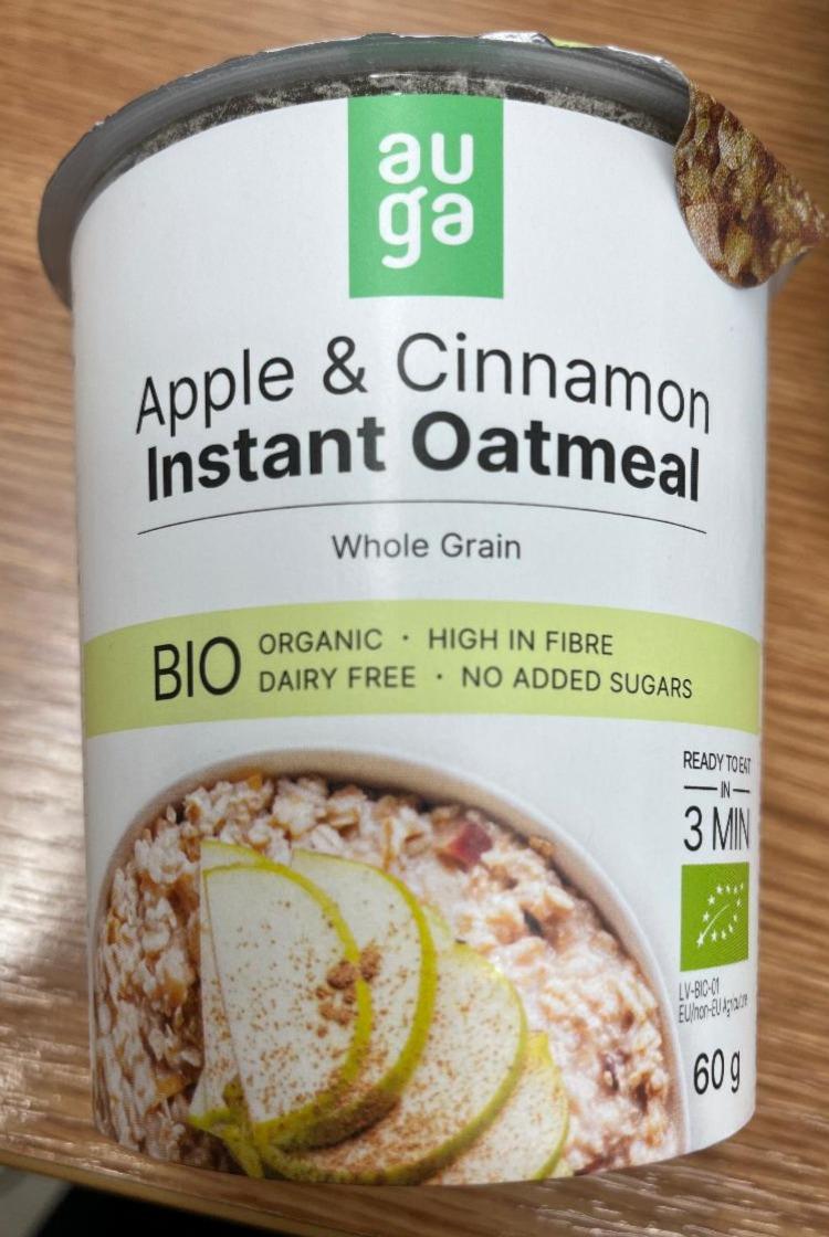 Fotografie - Organic Vegan Apple & Cinnamon Oatmeal Auga