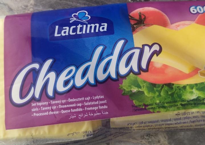 Fotografie - Tavený sýr Cheddar Lactima