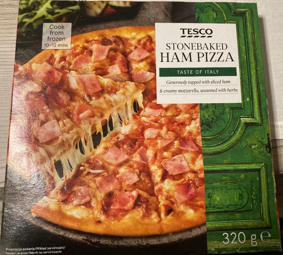 Fotografie - Tesco Stonebaked Ham pizza