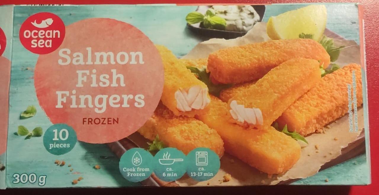 Fotografie - Salmon Fish Fingers Ocean Sea