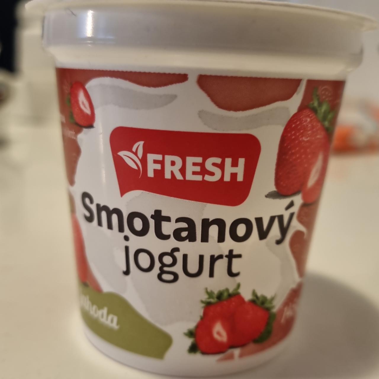 Fotografie - Smotanový jogurt Jahoda Fresh