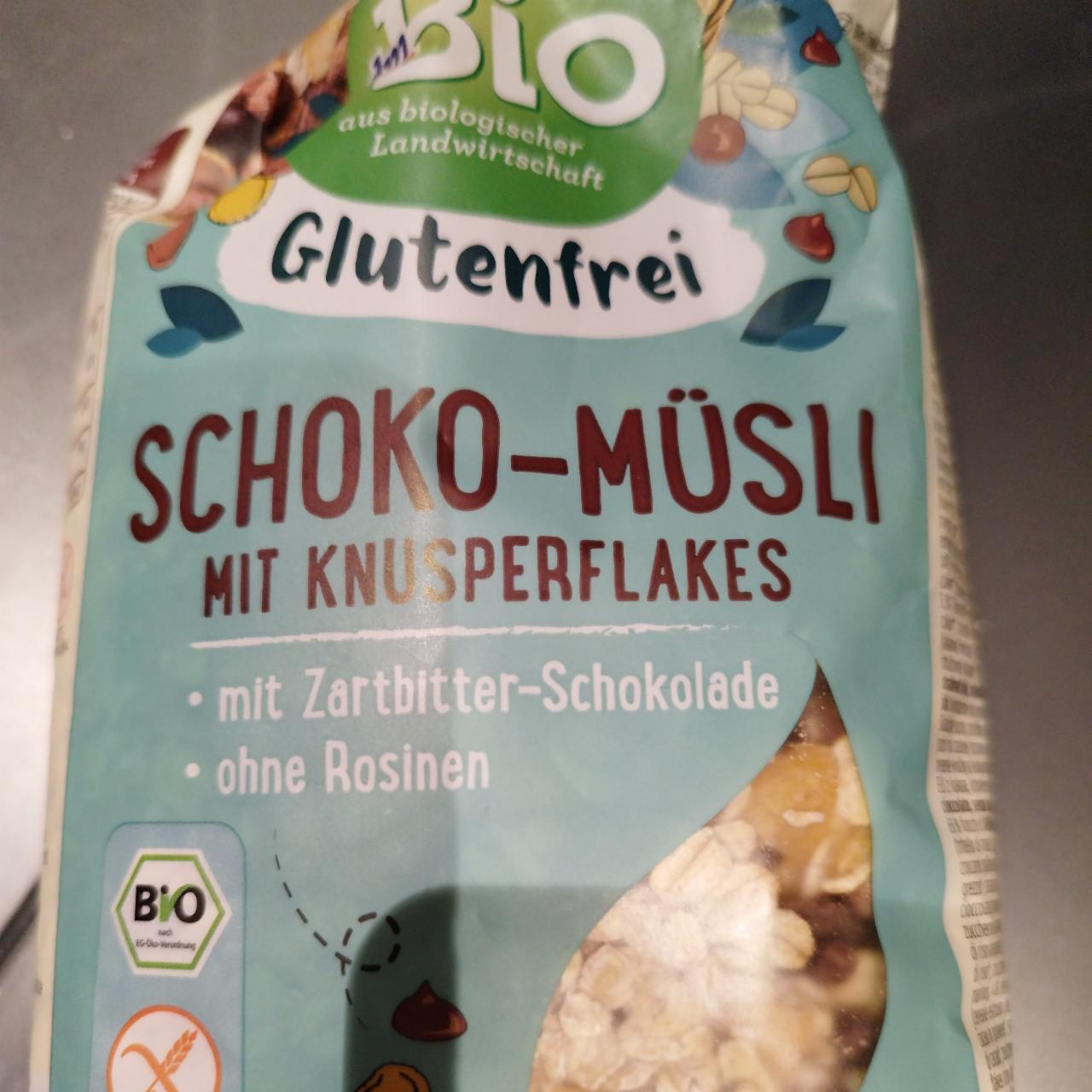 Fotografie - Schoko-Müsli mit Knusperflakes glutenfrei dmBio