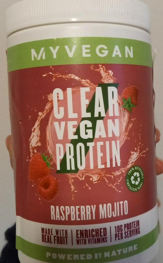 Fotografie - Clear Vegan Protein Raspberry Mojito MyVegan