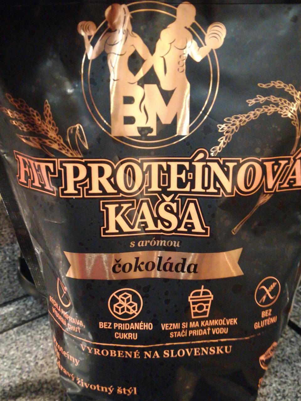 Fotografie - Fit proteínová kaša čokoláda BM kávoviny