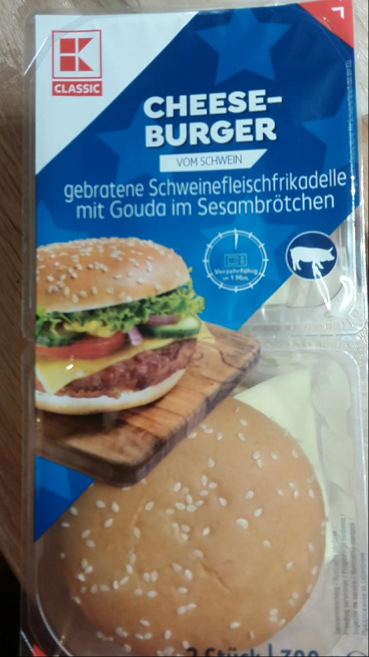 Fotografie - Cheese-burger vom schwein K-Classic
